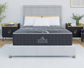 Front View of Black Ice Hybrid- C Series Plush Mattress by Eclipse